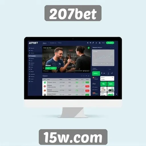 Análise da interface do usuário do site 207bet